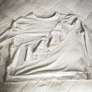 Love, Fire NWT ruffle sweater XL